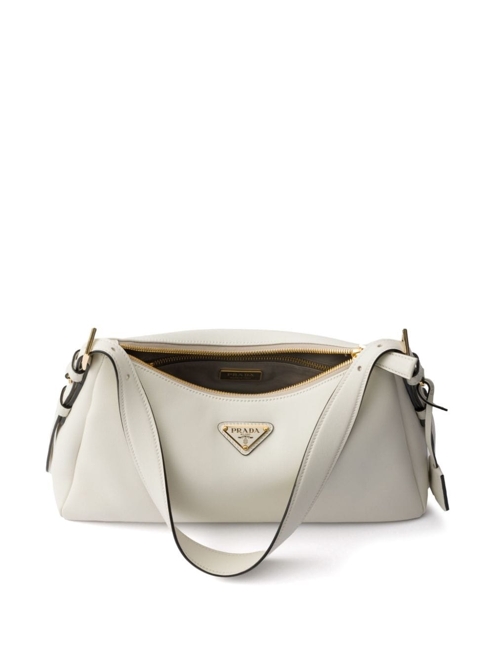 Shop Prada Medium Aimée Shoulder Bag In White