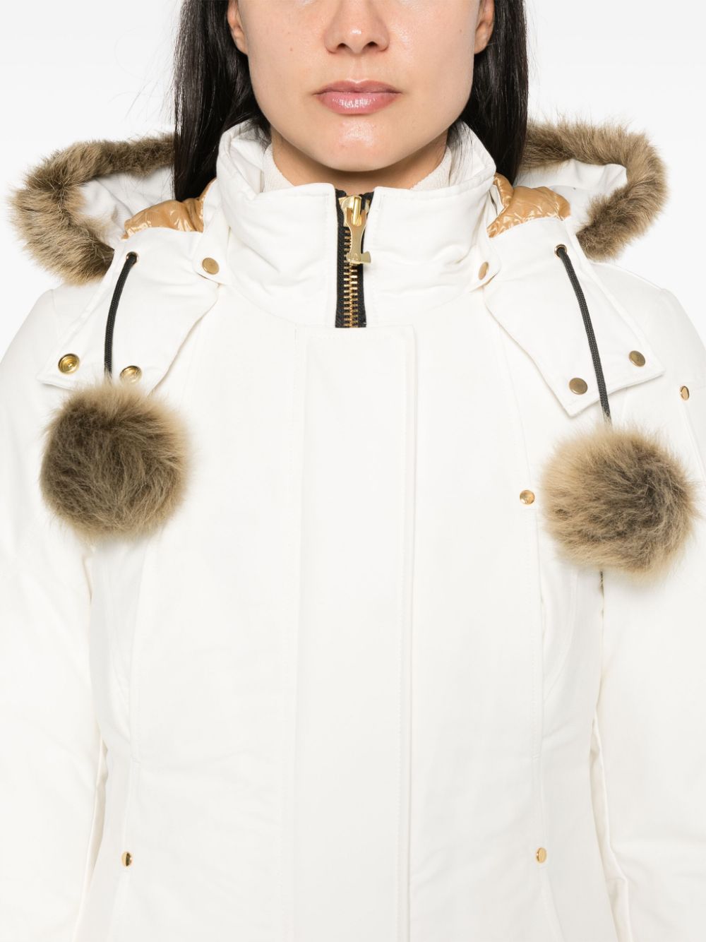 Moose Knuckles Grand Metis parka Wit