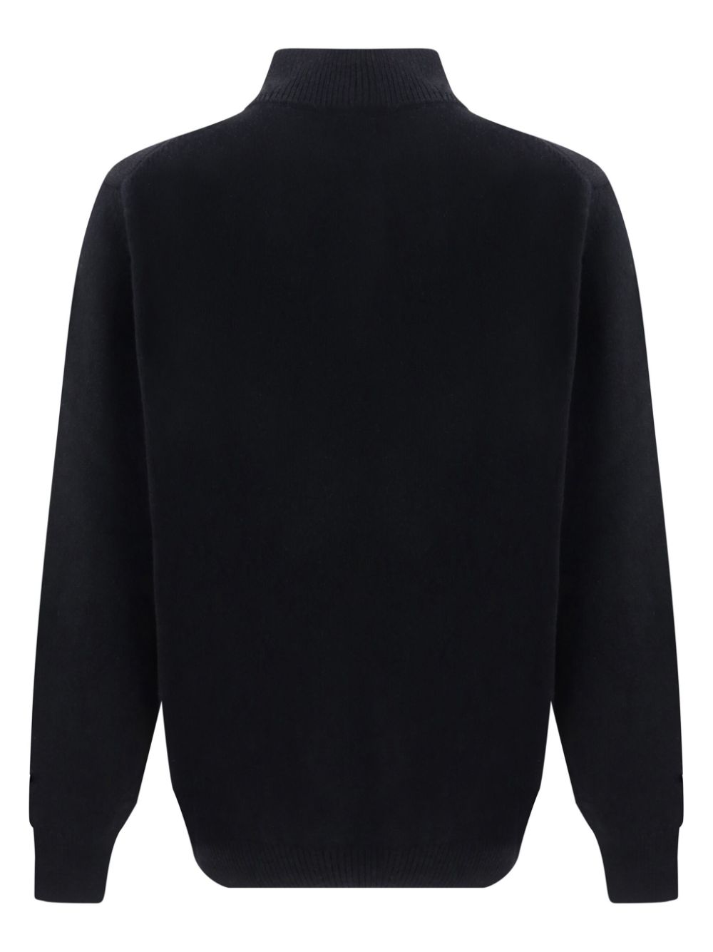 Aragona half-zip neck jumper - Black