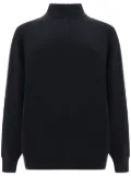 Aragona half-zip neck jumper - Black