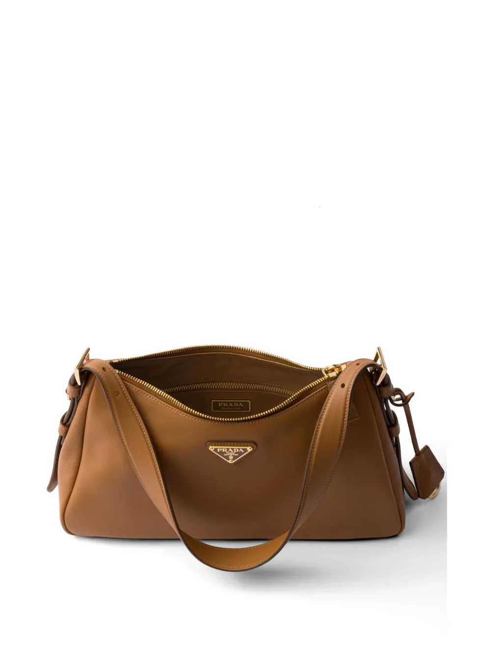 Prada Medium Aimée Shoulder Bag | Brown | FARFETCH RO