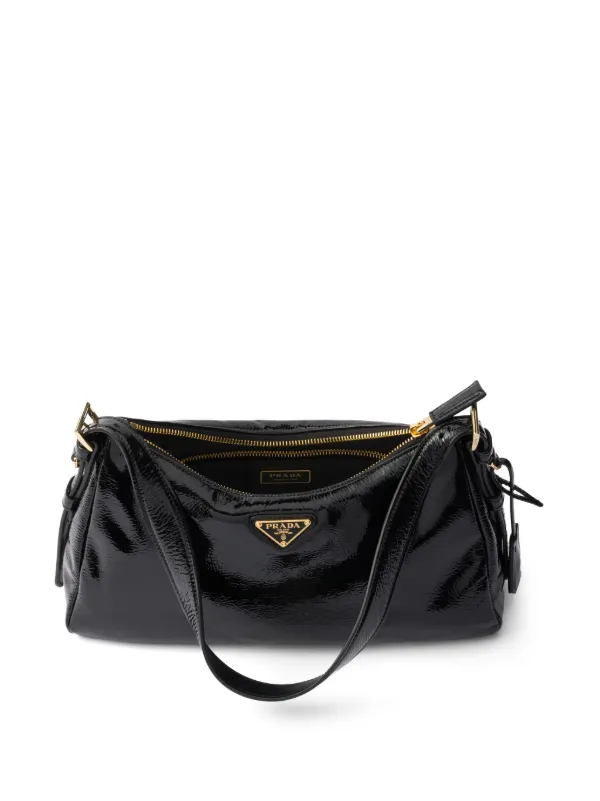 Prada Medium Aimée Shoulder Bag | Black | FARFETCH