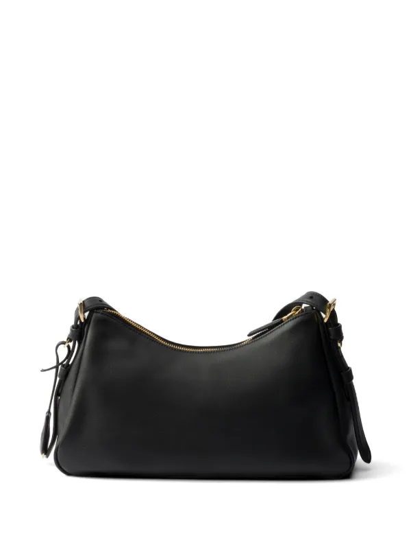 Prada Medium Aimée Shoulder Bag | Black | FARFETCH