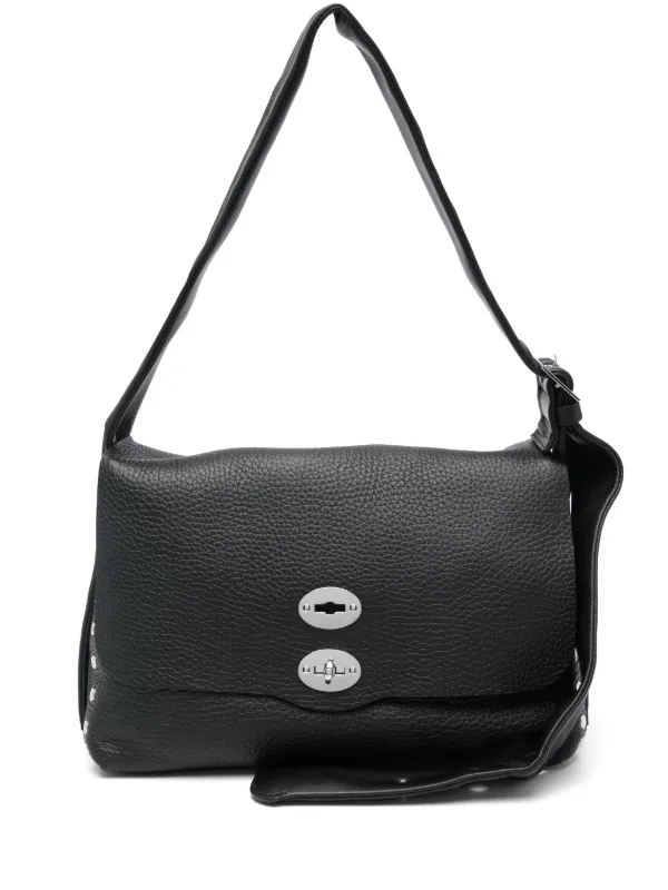 ZANELLATO BAG POSTINA M FEATHER KNOT Woman Black