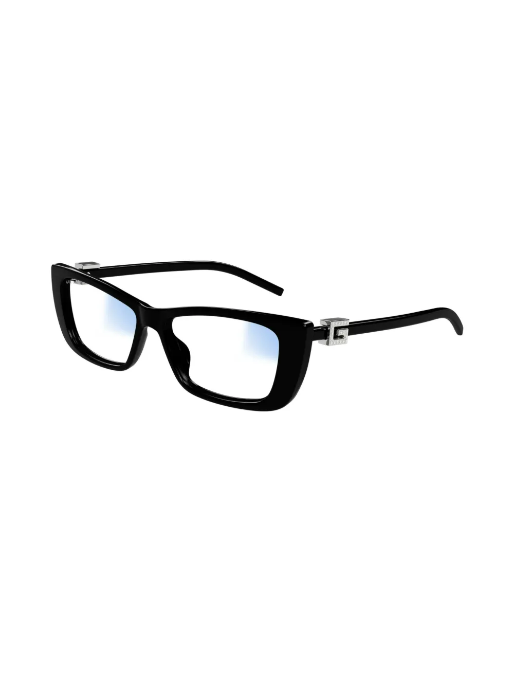 Gucci Eyewear Zonnebril met logoplakkaat - Zwart