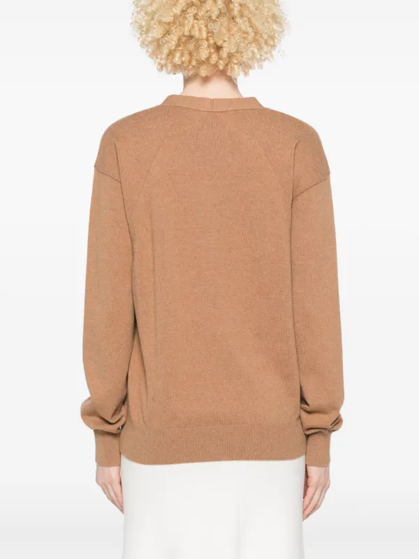 Jil Sander V-neck Cardigan | Neutrals | FARFETCH AO