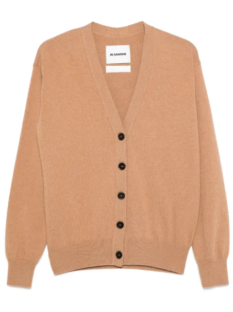 Jil Sander cárdigan con cuello en V