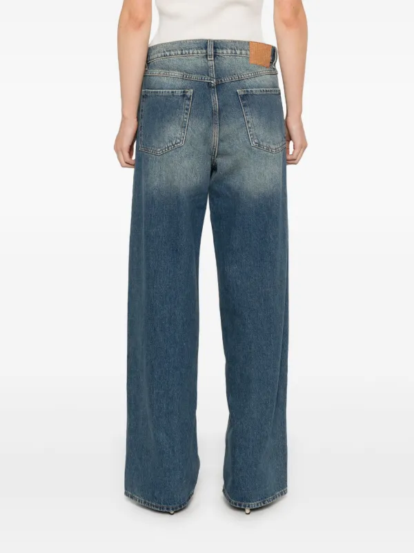 デニム・ジーパン MAGDA BUTRYM SS25 JEANS HIGH WAIST WIDE LEG (519525 BLUE) Magda Butrym Wide Jeans | Blue | FARFETCH GE