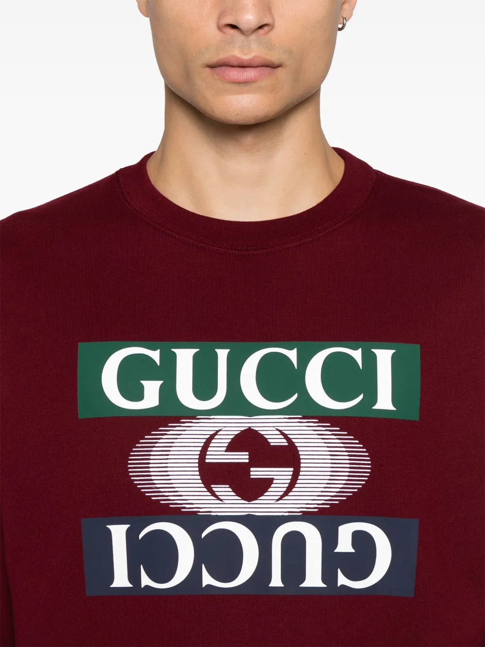 Gucci Sweater met print Rood