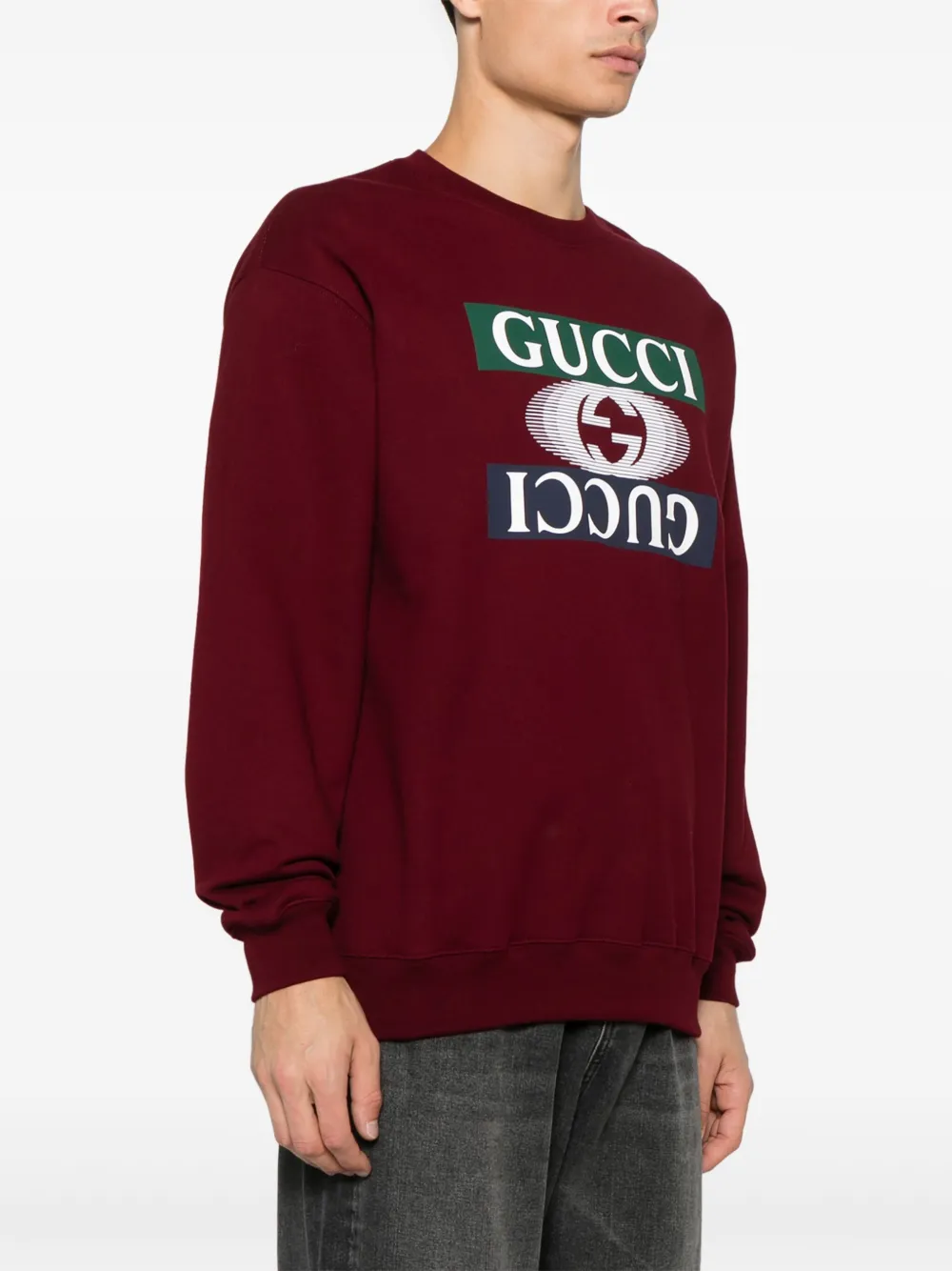 Gucci Sweater met print Rood