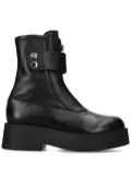 Premiata leather ankle boots - Black