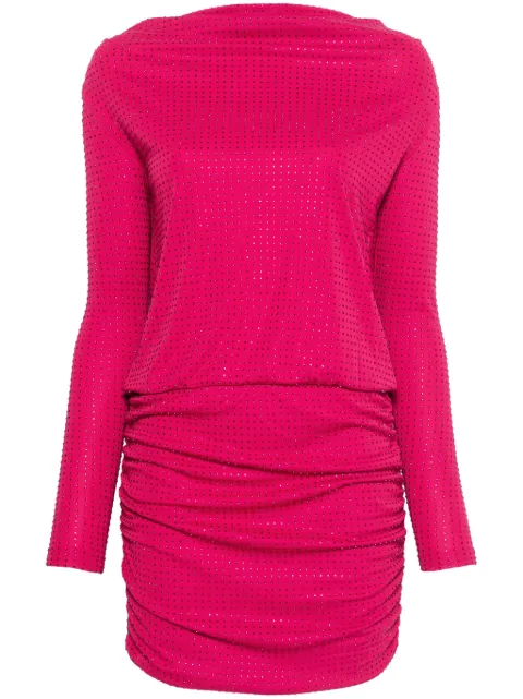 Versace Jeans Couture rhinestone-embellished mini dress