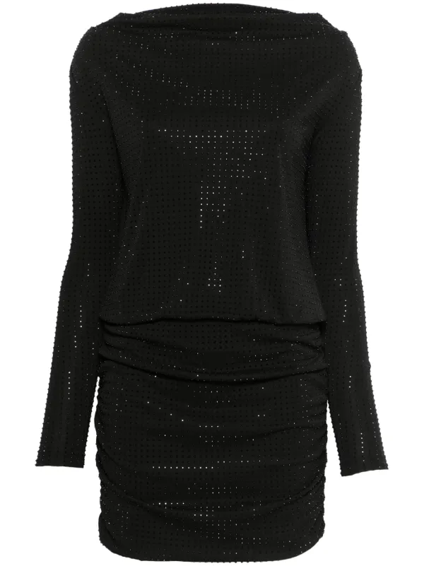 Versace Jeans Couture ラインストーン ミニドレス | ブラック