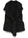 Norma Kamali Sleeping Bag gilet - Black