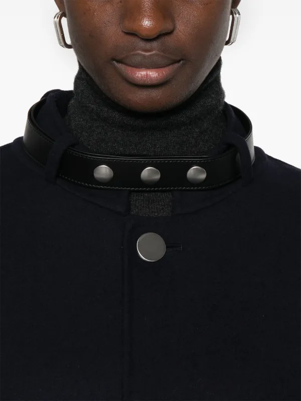 Jil Sander Wool Jacket | Blue | FARFETCH CA