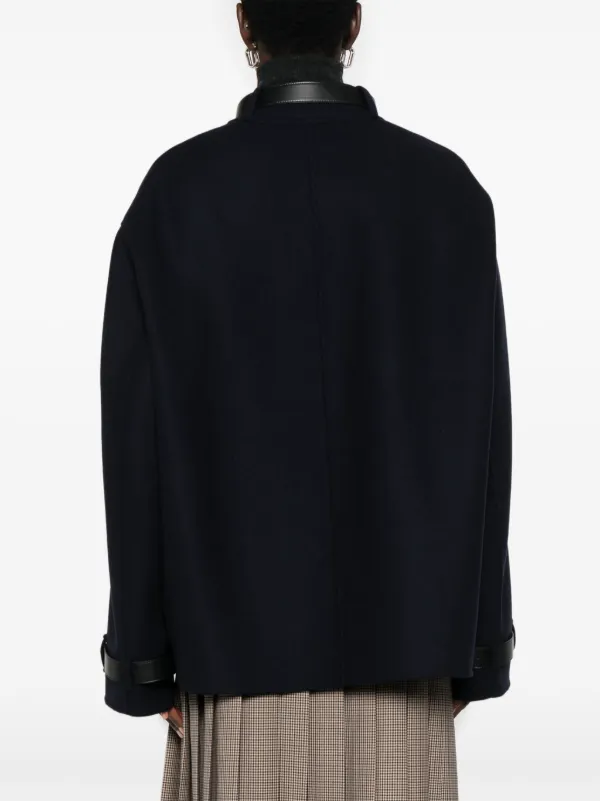 Jil Sander Wool Jacket | Blue | FARFETCH BE