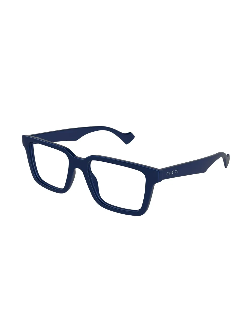 Gucci Eyewear Bril met rechthoekig montuur - Blauw