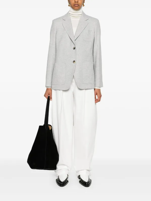 【関税込み】MAX MARA CARPI BLAZER Max Mara Carpi Blazer | Grey | FARFETCH JO