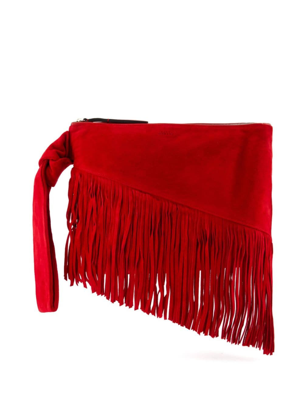 Shop Isabel Marant Faro Clutch Bag In Red