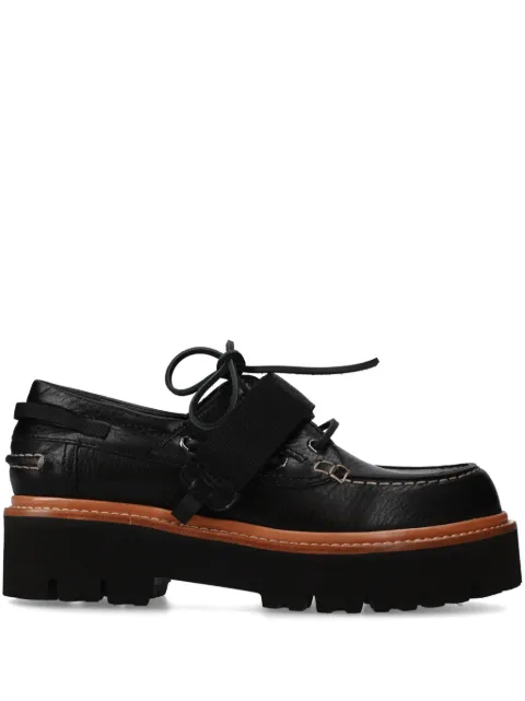 Premiata leather lace-up shoes