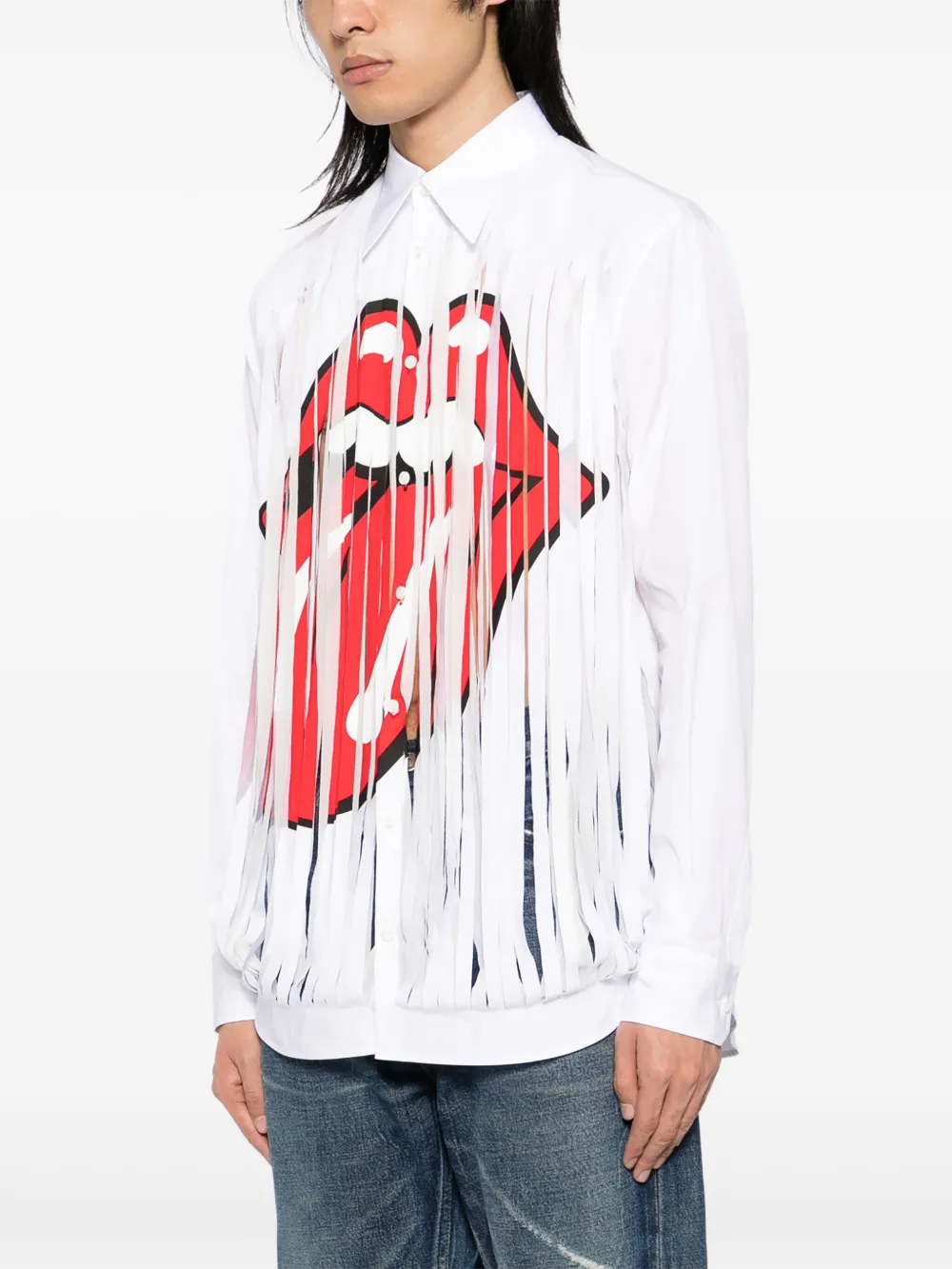  Dsquared2 Graphic Print Shirt - White 