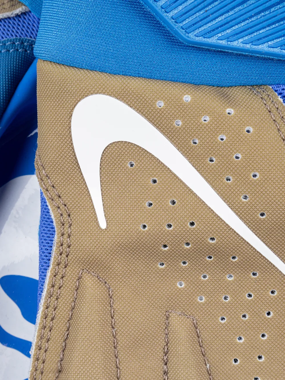 Nike x Off White D-Tackle Elite Padded Football Gloves | Blue