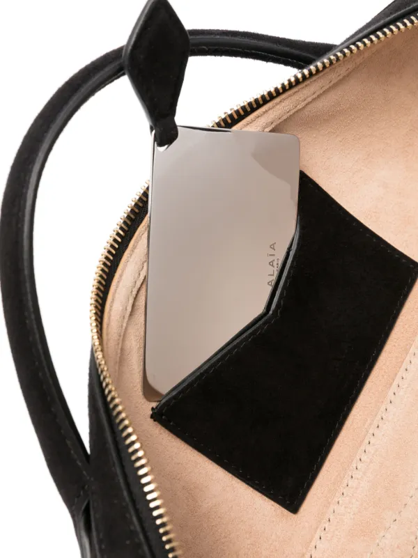 ALAIA★Teckel クラッチスエードハンドバッグ ALAÏA Le Teckel スエード クラッチ レザートリム | NET-A-PORTER