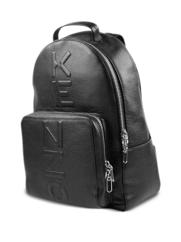 Kenzo ロゴエンボス バックパック | ブラック | FARFETCH JP