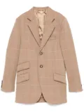 Victoria Beckham checked blazer - Neutrals