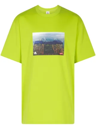 Tシャツ・カットソー Supreme x Nike ACG Grid T-Shirt Green Supreme x ACG Nike t-shirt Grid 'Neon Green' | Vert