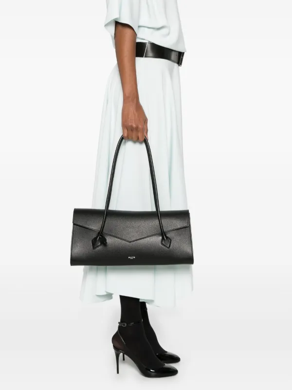 VIP【関税送料無料】希少 Alaia Le Teckel shoulder bag Black Le Teckel small leather shoulder bag | ALAÏA | NET-A