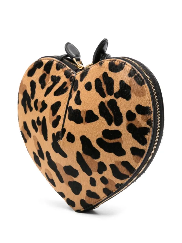 バッグ・カバンその他 Alaia Le Coeur bag in leopard-print calf hair ALAIA Le Coeur Crossbody Bag in Leopard Calf Hair | Neiman
