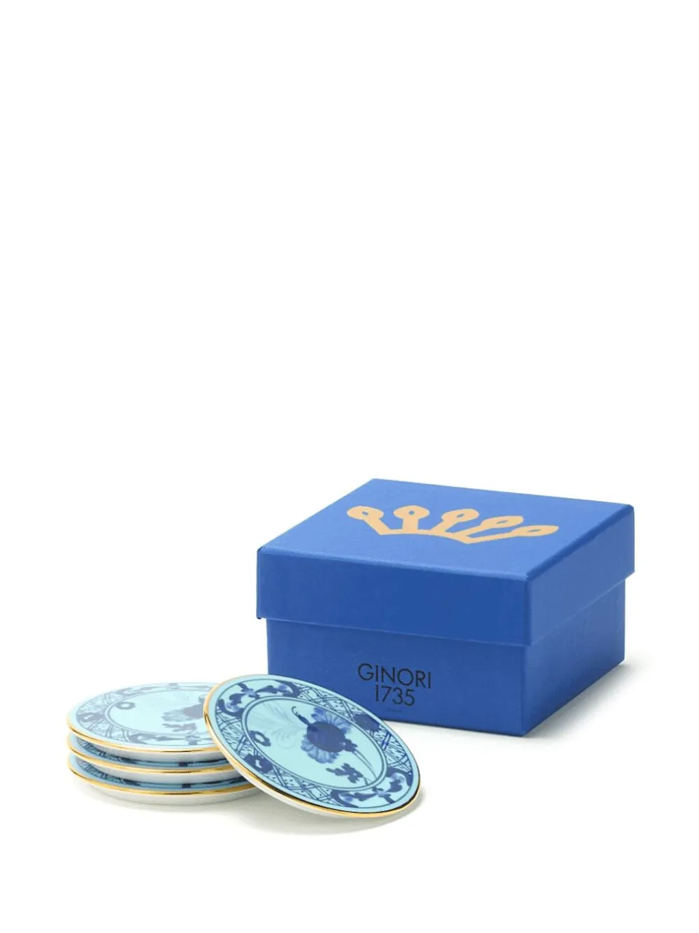 GINORI 1735 ORIENTE IRIS COASTER SET