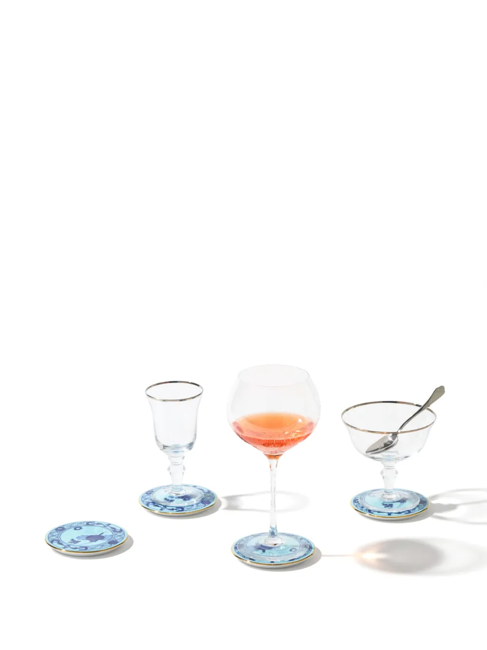 GINORI 1735 ORIENTE IRIS COASTER SET