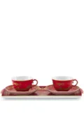 GINORI 1735 Oriente Rubrum tea service - Red