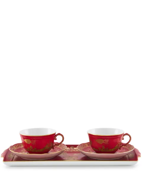 GINORI 1735 Oriente Rubrum tea service