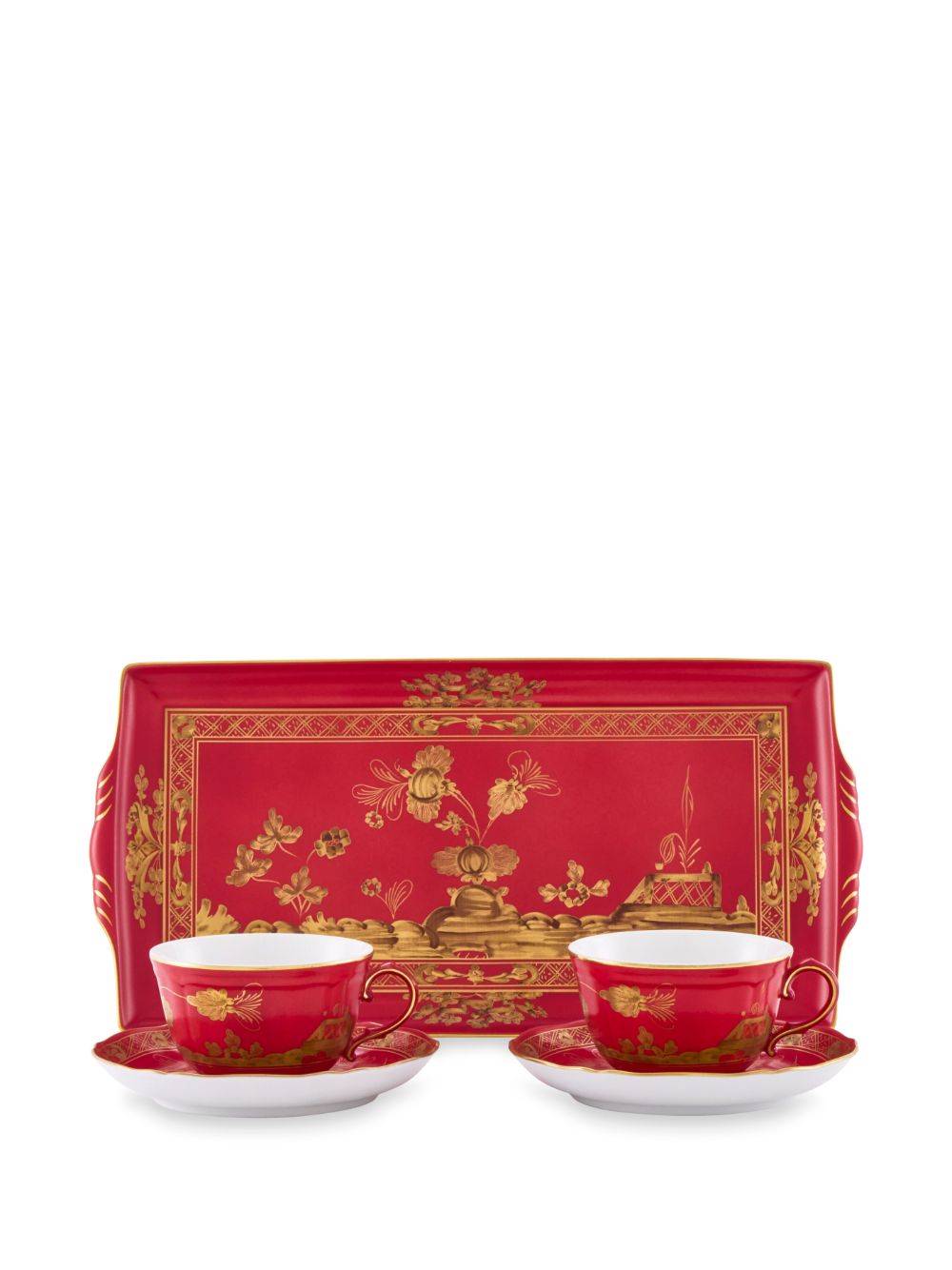 GINORI 1735 Oriente Rubrum theeset - Rood