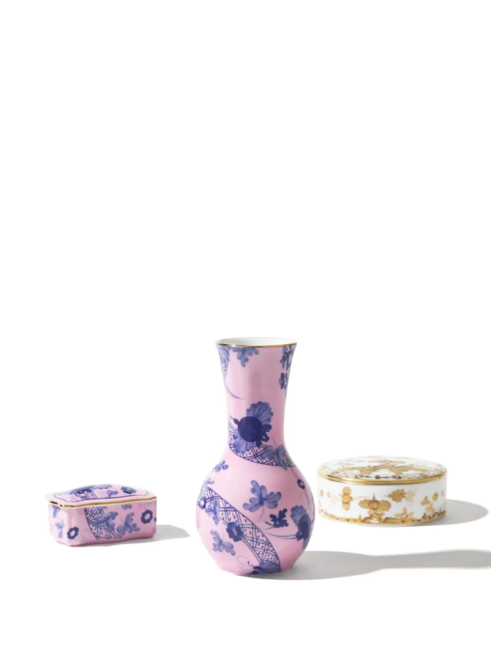 Ginori 1735 Oriente Vase In Pink