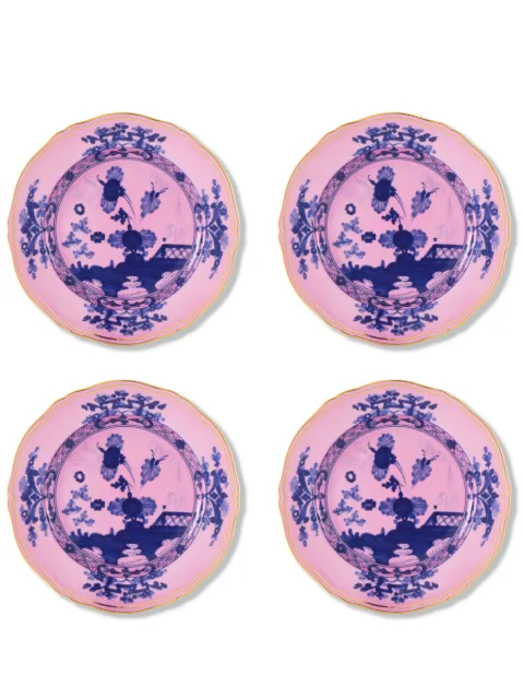 GINORI 1735 set de platos de postre Oriente Azalea
