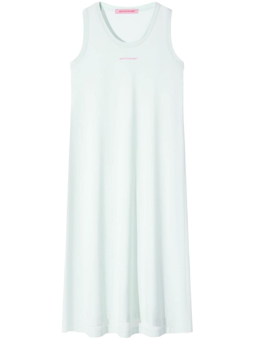 logo-embroidered dress