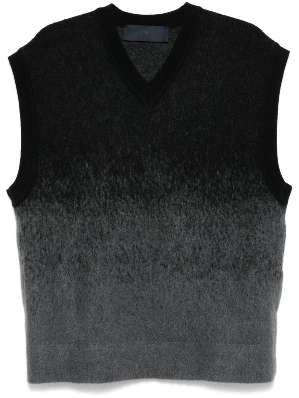 Shop Juunj Ombré-effect Vest In Schwarz