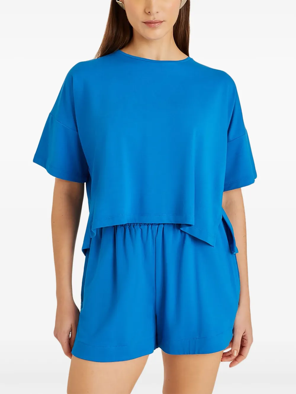 Lenny Niemeyer Cropped T-shirt - Blauw