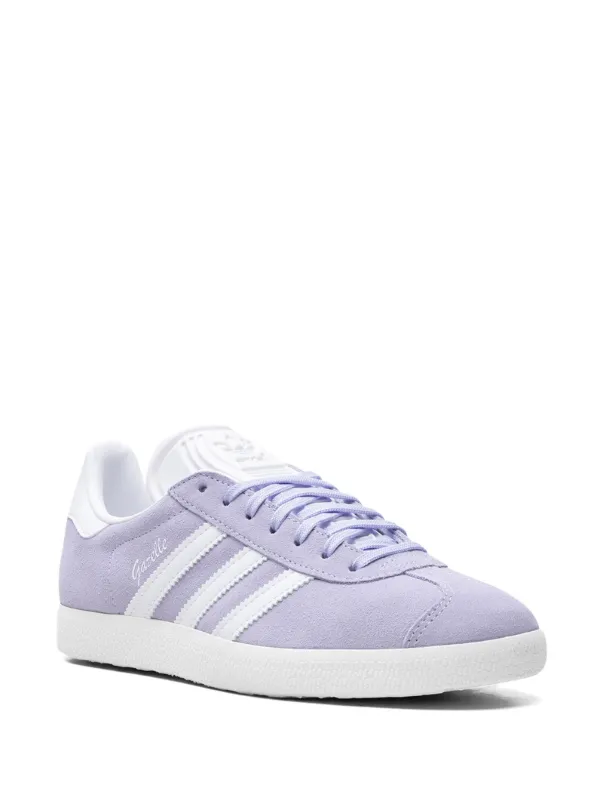 Purple adidas gazelle womens best sale