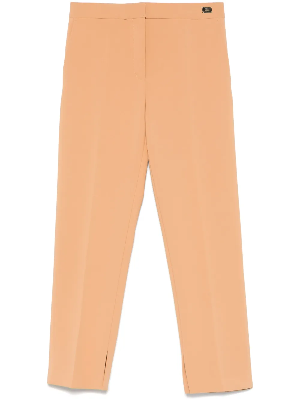 Elisabetta Franchi Broek met split Bruin