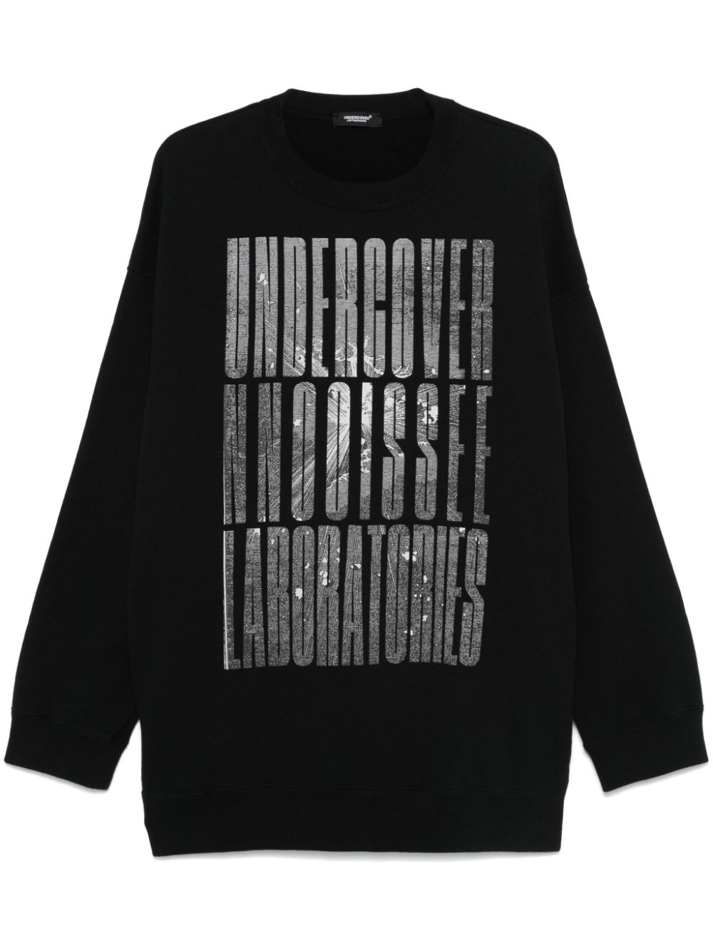 Undercover Sweater met logoprint Zwart