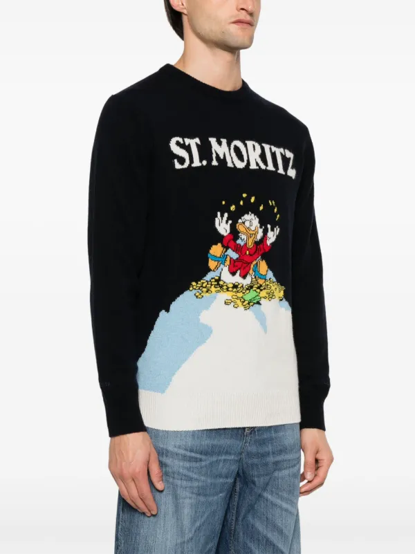 MC2 Saint Barth x Disney Heron Sweater | Black | FARFETCH