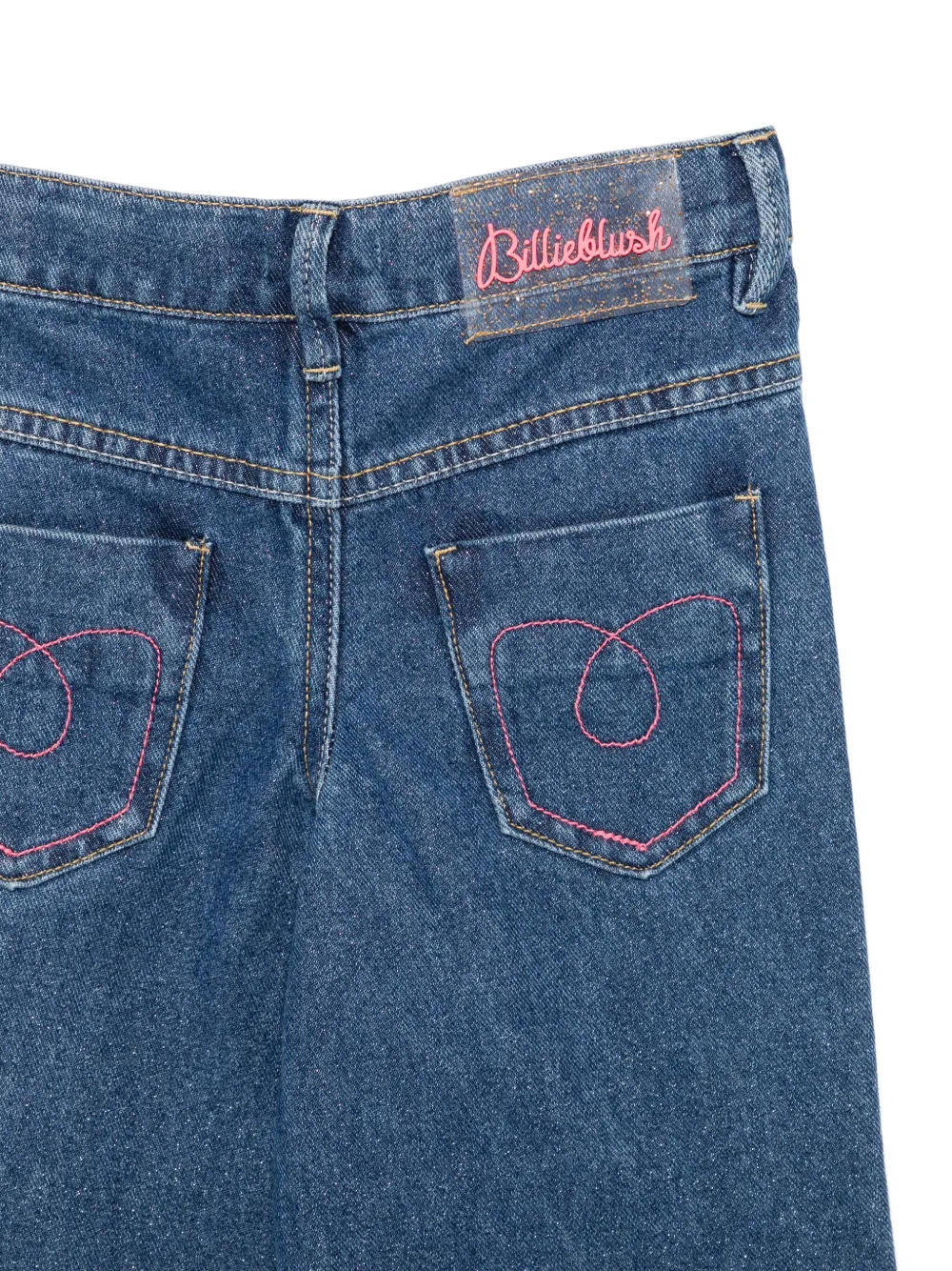 Billieblush Jeans met glitter Blauw