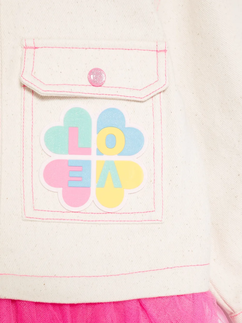 Billieblush Jurk met tutu rok Beige