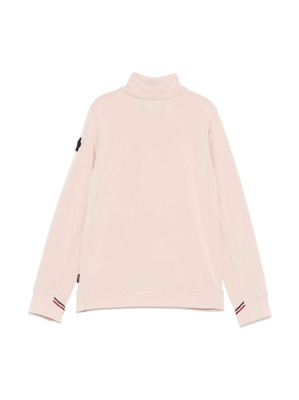 MONCLER GRENOBLE KIDS logo-patch sweatshirt - Roze