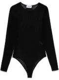 Jean Paul Gaultier The Morphing pinstripe bodysuit - Black